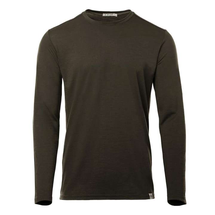 Priser på Aclima Mens LightWool 180 Crewneck (Grå (TARMAC) X-small)