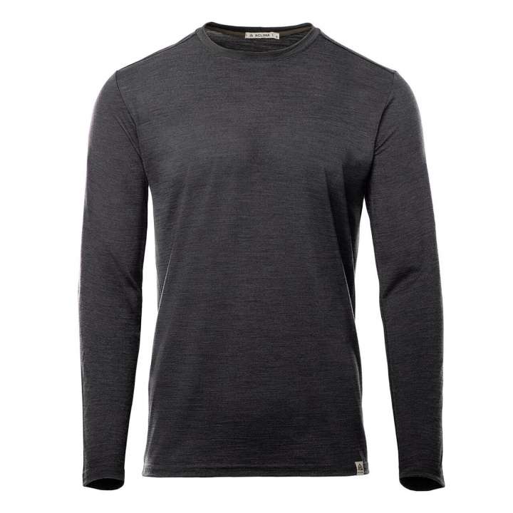 Priser på Aclima Mens LightWool 180 Crewneck (Grå (MARENGO) Large)