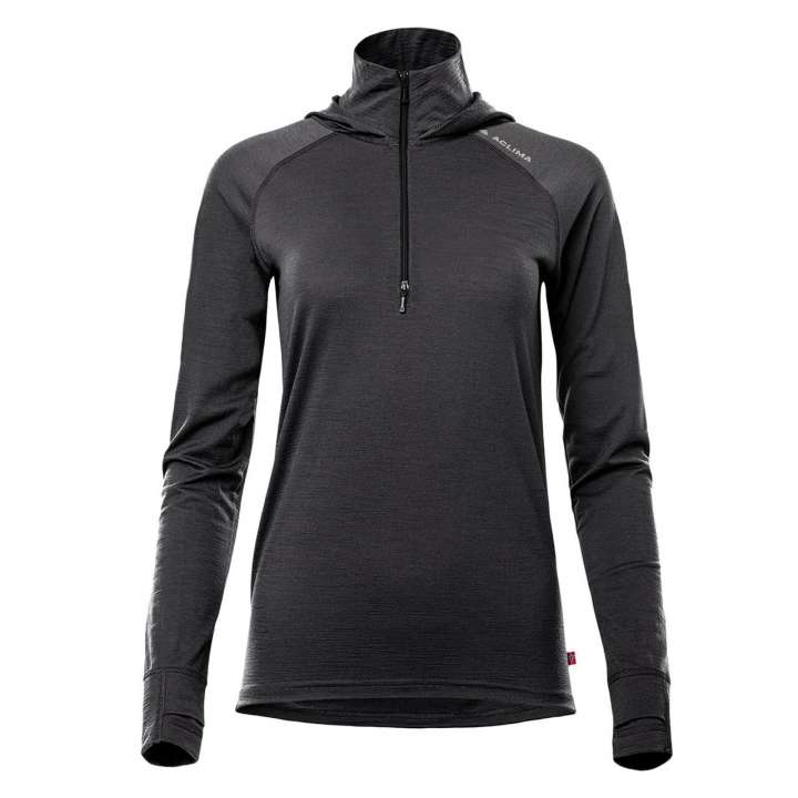 Priser på Aclima Womens LightWool 180 Hoodie (Grå (MARENGO) X-small)