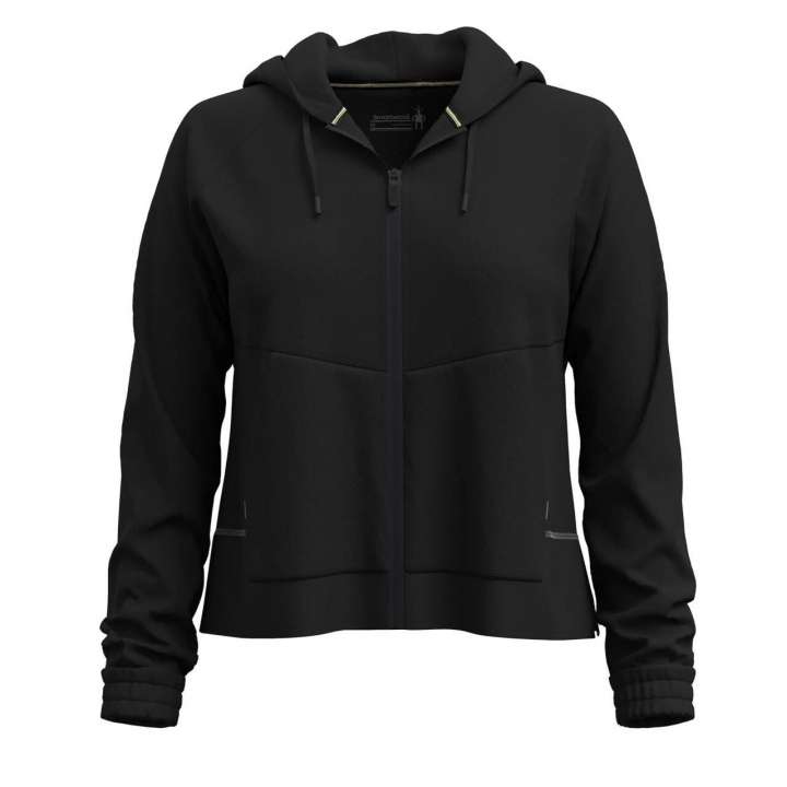 Priser på Smartwool Womens Active Uptempo Full Zip Hoodie (Sort (BLACK) X-small)