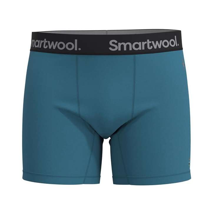 Priser på Smartwool Mens Boxer Brief Boxed (Blå (TWILIGHT BLUE) Small)