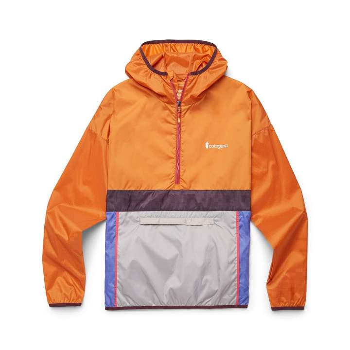 Priser på Cotopaxi Mens Teca Half-zip Windbreaker (Orange (SUNRISE) Small)