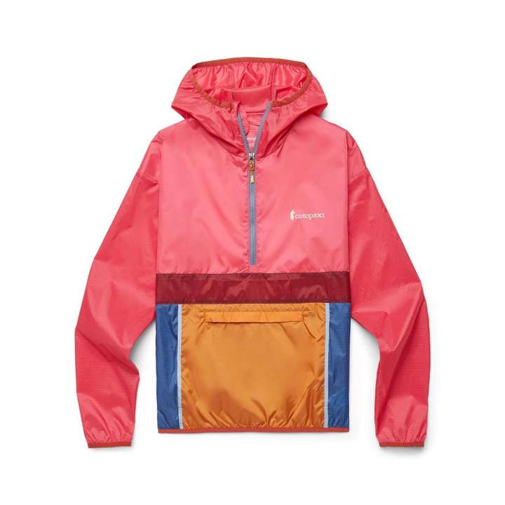 Priser på Cotopaxi Womens Teca Half-zip Windbreaker (Rød (FLOOR IS LAVA) Small)