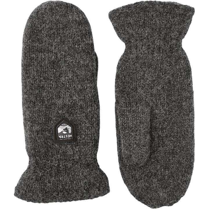 Priser på Hestra Basic Wool Mitt (Grå (CHARCOAL) 7)