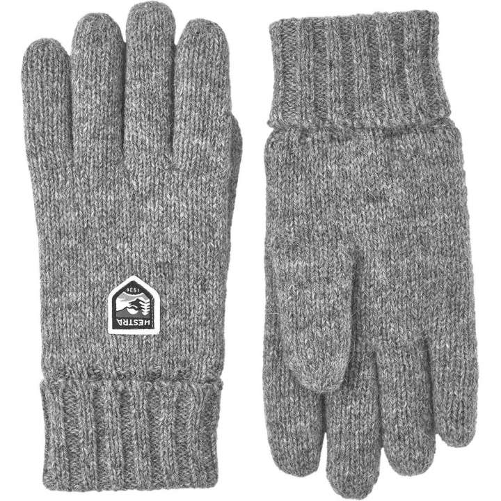 Priser på Hestra Basic Wool Glove (Grå (CHARCOAL) 8)