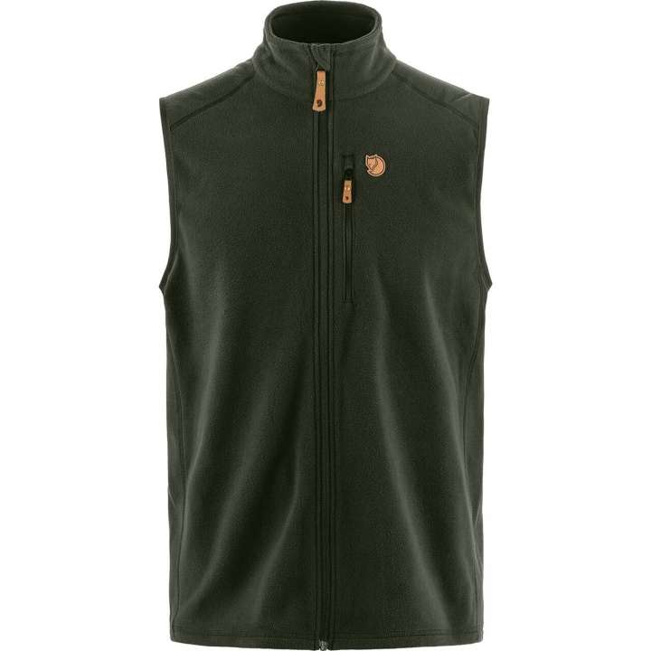 Priser på Fjällräven Mens Övik Lite Fleece Vest (Grøn (DEEP FOREST/662) Small)