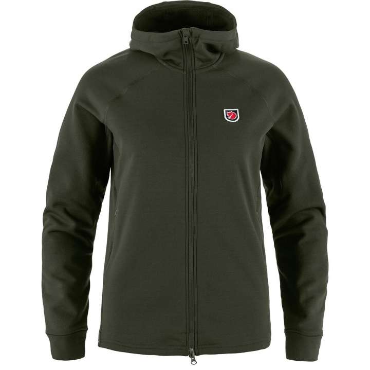 Priser på Fjällräven Womens Expedition Fleece Hoodie (Grøn (DEEP FOREST/662) X-small)