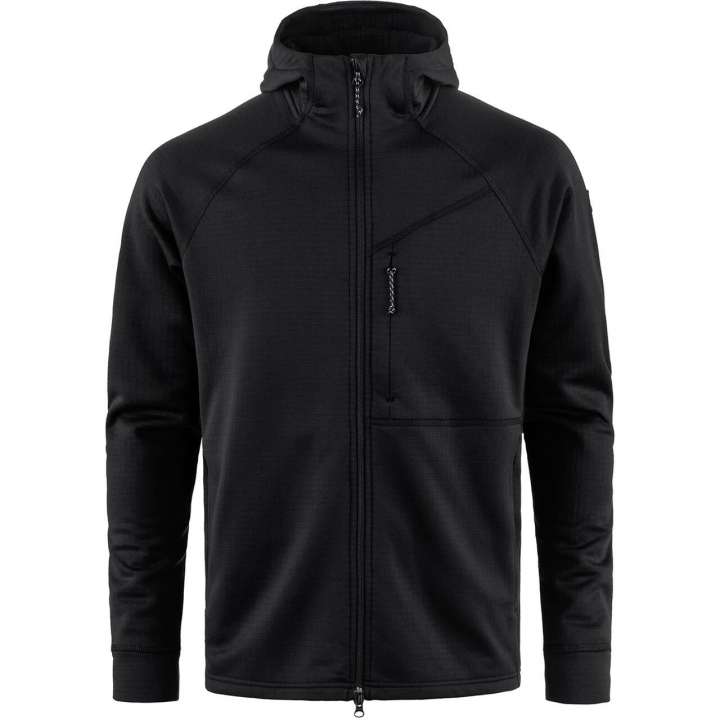 Priser på Fjällräven Mens Abisko Grid Fleece Hoodie (Sort (BLACK/550) Small)