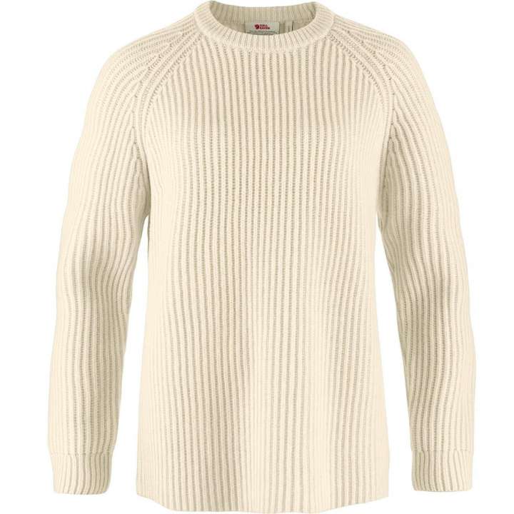 Priser på Fjällräven Womens Övik Rib Sweater (Hvid (CHALK WHITE/113) XX-small)