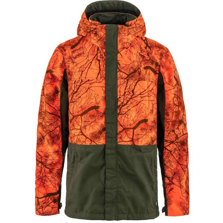 Priser på Fjällräven Mens Drev Hybrid Jacket (Grøn (DEEP FOREST-ORNGE CAMO/662-261) Small)