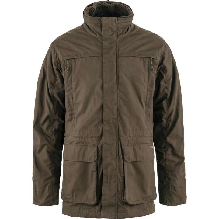 Priser på Fjällräven Mens Barents 3 In 1 Hydratic Jacket (Grøn (DARK OLIVE/633) Large)