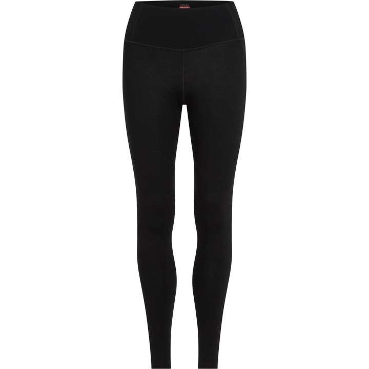 Priser på Icebreaker Womens Merino 260 Tech High Rise Leggings (Sort (BLACK) Medium)