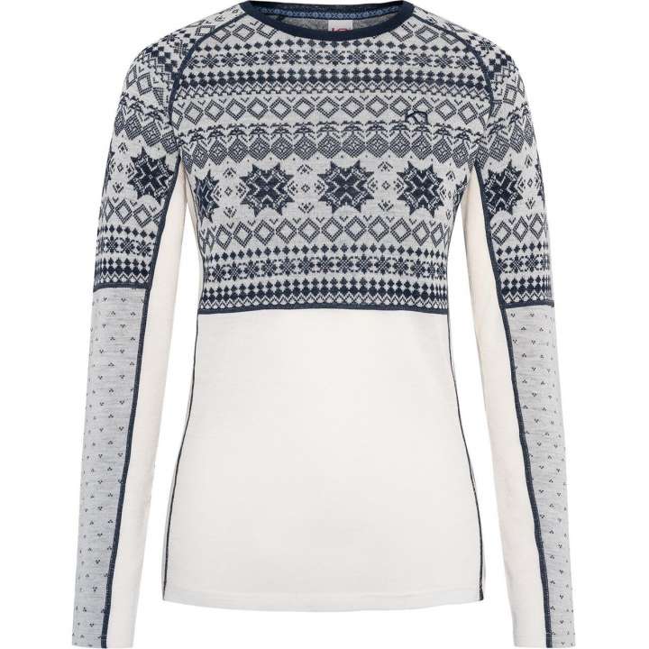 Priser på Kari Traa Womens Vilma L/S Crew Neck (Hvid (OFF WHITE) Medium)