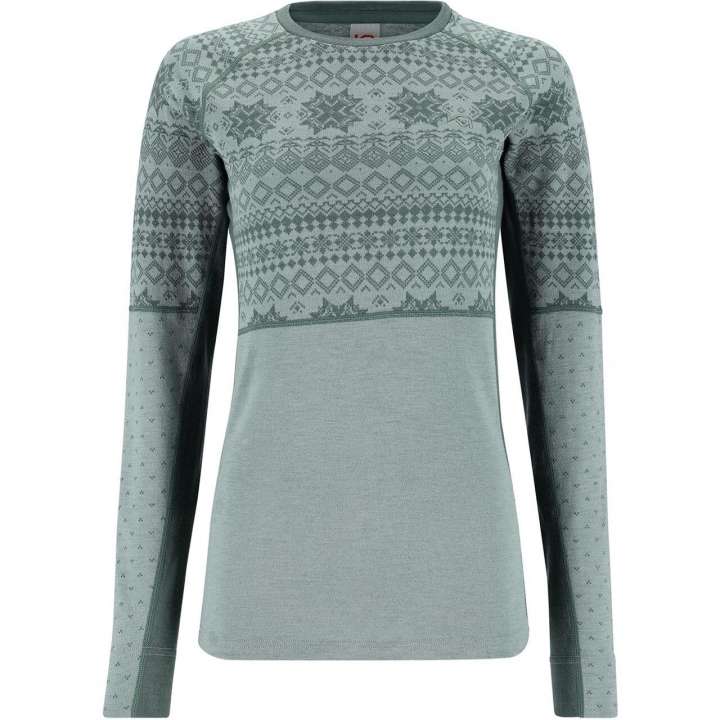 Priser på Kari Traa Womens Vilma L/S Crew Neck (Grøn (DARK GREEN) Large)