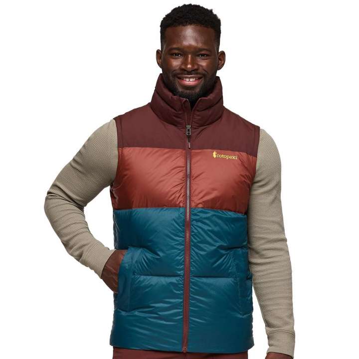 Priser på Cotopaxi Mens Solazo Down Vest (Orange (CHESTNUT/RUSTY) X-large)