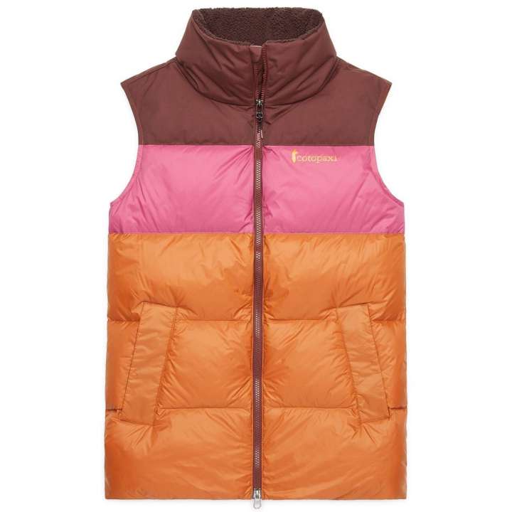 Priser på Cotopaxi Womens Solazo Down Vest (Orange (CHESTNUT/SANGRIA) Medium)