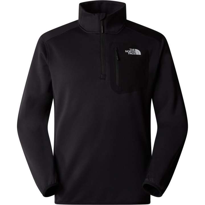 Priser på The North Face Mens Crest 1/4 Zip (Sort (TNF BLACK) Medium)