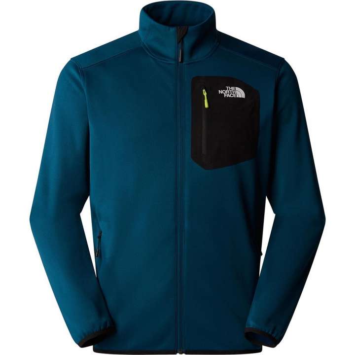 Priser på The North Face Mens Crest Full Zip (Blå (MIDNIGHT PETROL/TNF BLACK) Medium)