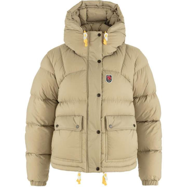 Priser på Fjällräven Womens Expedition Down Cropped Jacket (Hvid (FOSSIL/118) X-small)