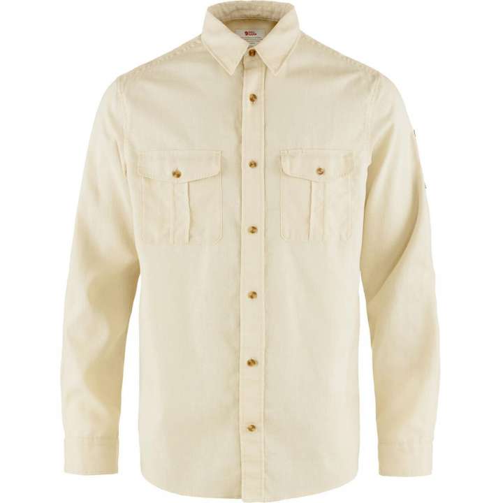 Priser på Fjällräven Mens Övik Travel Shirt L/S (Hvid (CHALK WHITE/113) XX-large)