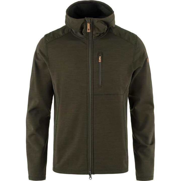 Priser på Fjällräven Mens Keb Fleece Hoodie (Grøn (DEEP FOREST/662) XX-large)