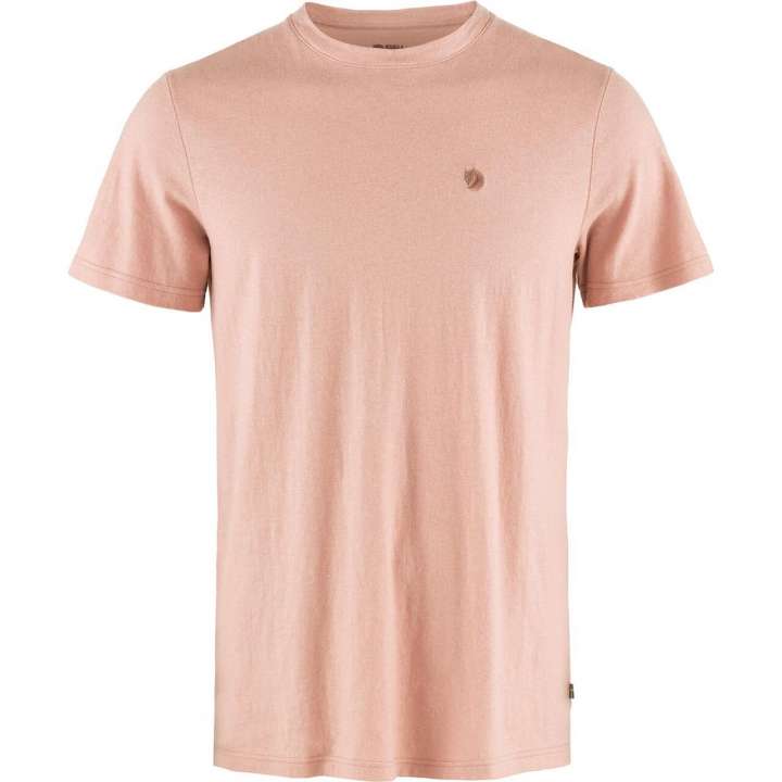 Priser på Fjällräven Mens Hemp Blend T-shirt (Lyserød (CHALK ROSE/302) Medium)