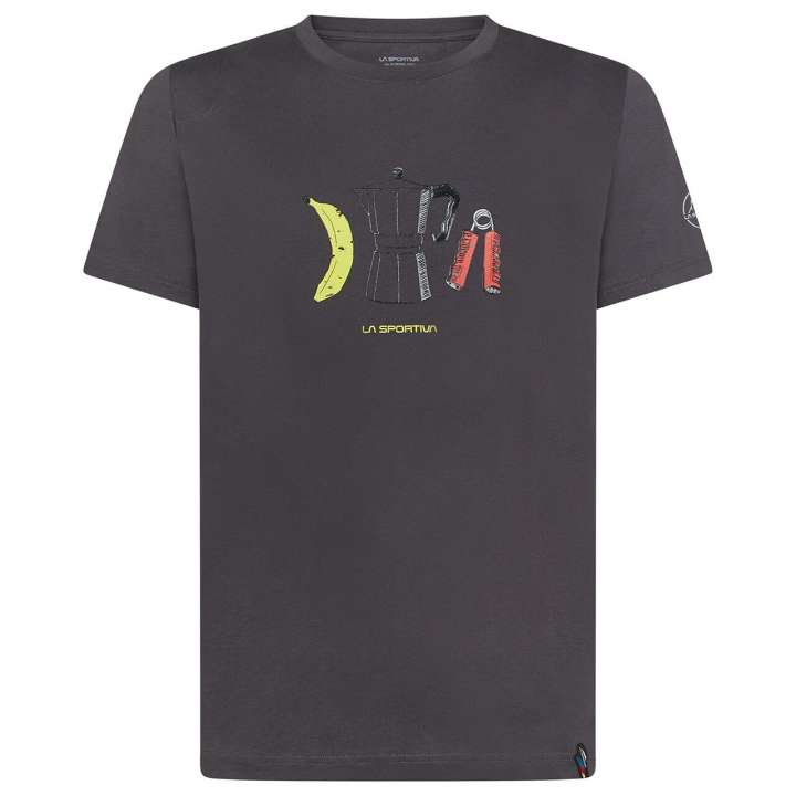 Priser på La Sportiva Mens Breakfast T-shirt (Blå (CARBON) Small)