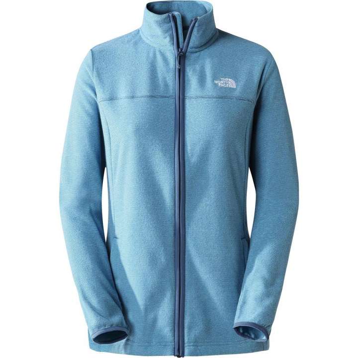 Priser på The North Face Womens Homesafe Full Zip Fleece S2023 model (Blå (SHADY BLUE/SKYLIGHT BLUE) Small)