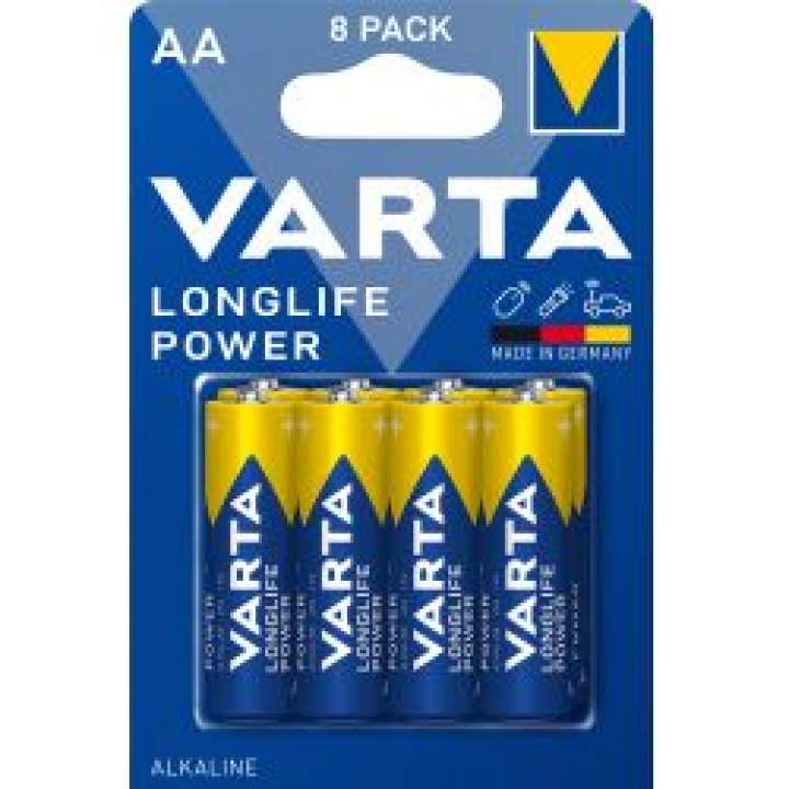 Priser på Varta Longlife Power Aa 8 Pack - Batteri