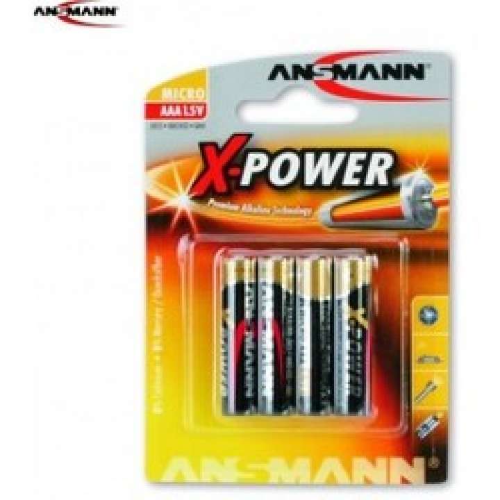 Priser på Ansmann Aaa X-power 4-p - Batteri