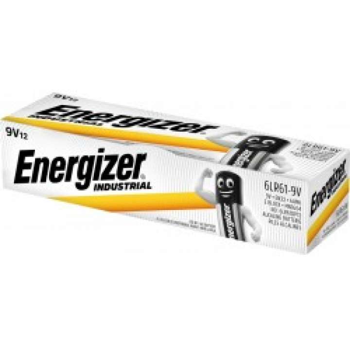 Priser på Energizer Industrial 9V 12 pack - Batteri