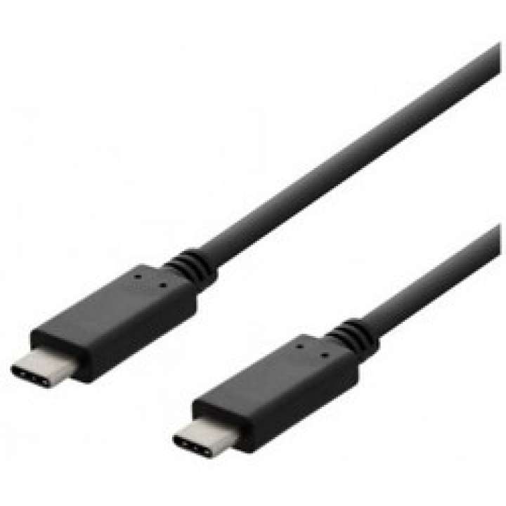 Priser på Deltaco Usb 2.0 Usb-c To Usb-c-cable, 2m, Black - Ledning