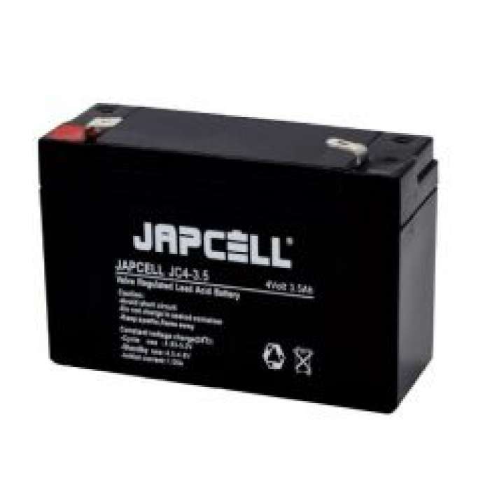 Priser på JAPCELL JCV4-3.5 4V 3.5Ah AGM Battery - Batteri