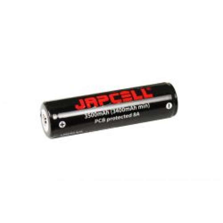 Priser på JAPCELL 18650 battery 3500 mAh w/ button top - Batteri