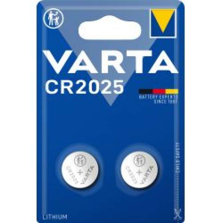 Priser på Varta Cr2025 Lithium Coin 2 Pack (b) - Batteri