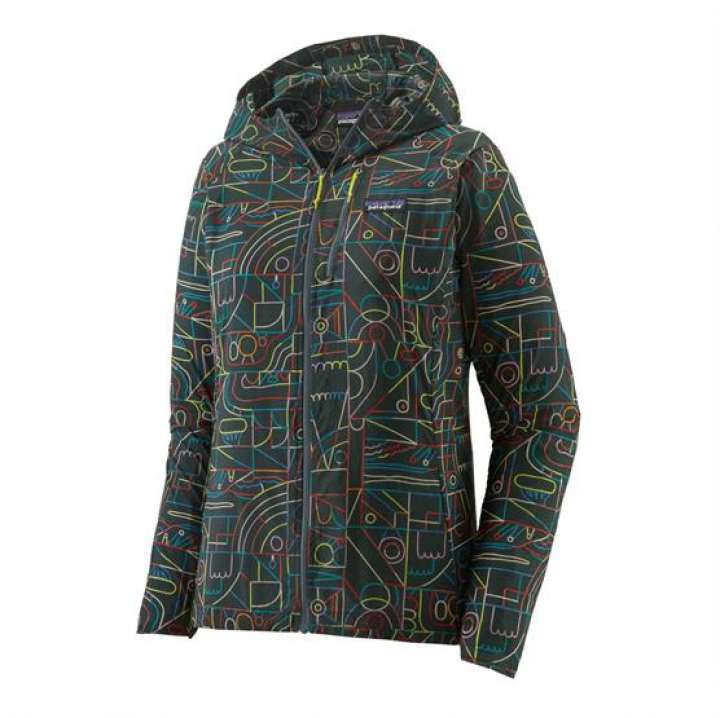 Priser på Patagonia Womens Houdini Jacket, Lose /Nouveau Green