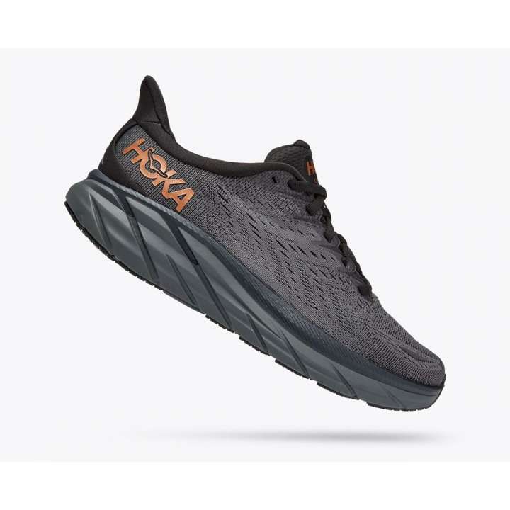 Priser på Hoka Womens Clifton 8 (Grå (ANTHRACITE/COPPER) 39 1/3)