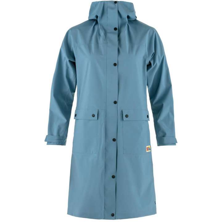 Priser på Fjällräven Womens Vardag Rain Parka (Blå (DAWN BLUE/543) X-small)