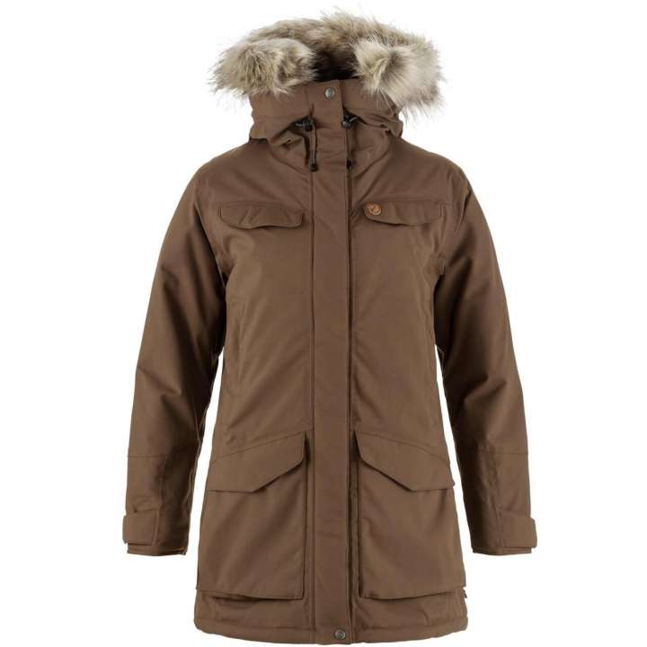 Priser på Fjällräven Womens Nuuk Lite Parka (Brun (DARK OAK/299) Large)