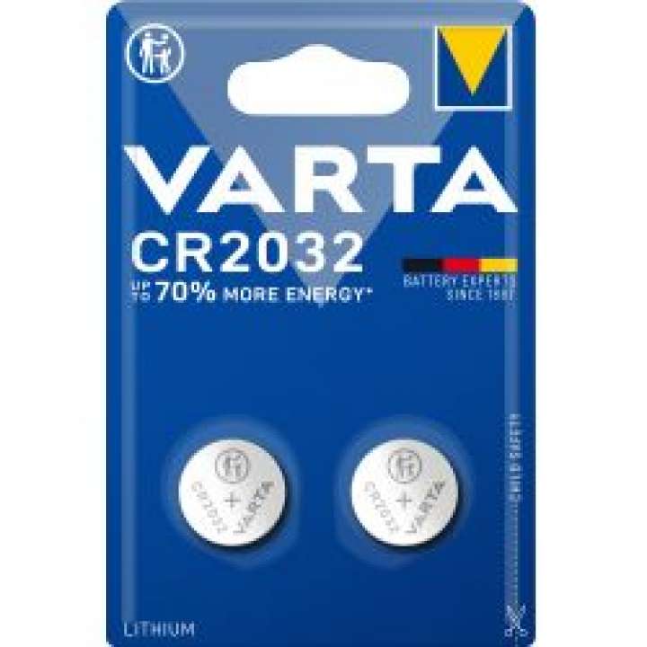 Priser på Varta Cr2032 Lithium Coin 2 Pack (b) - Batteri