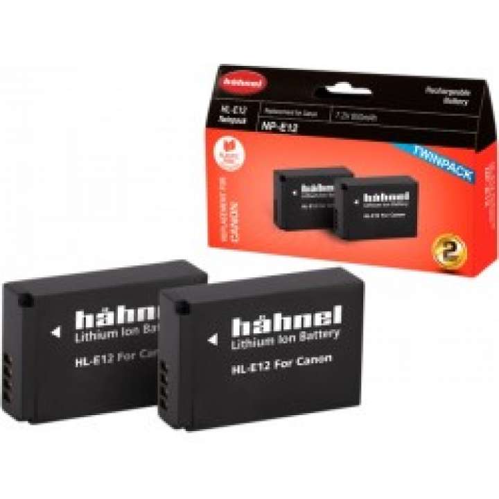 Priser på Hahnel Hähnel Battery Canon Hl-e12 Twin Pack - Batteri