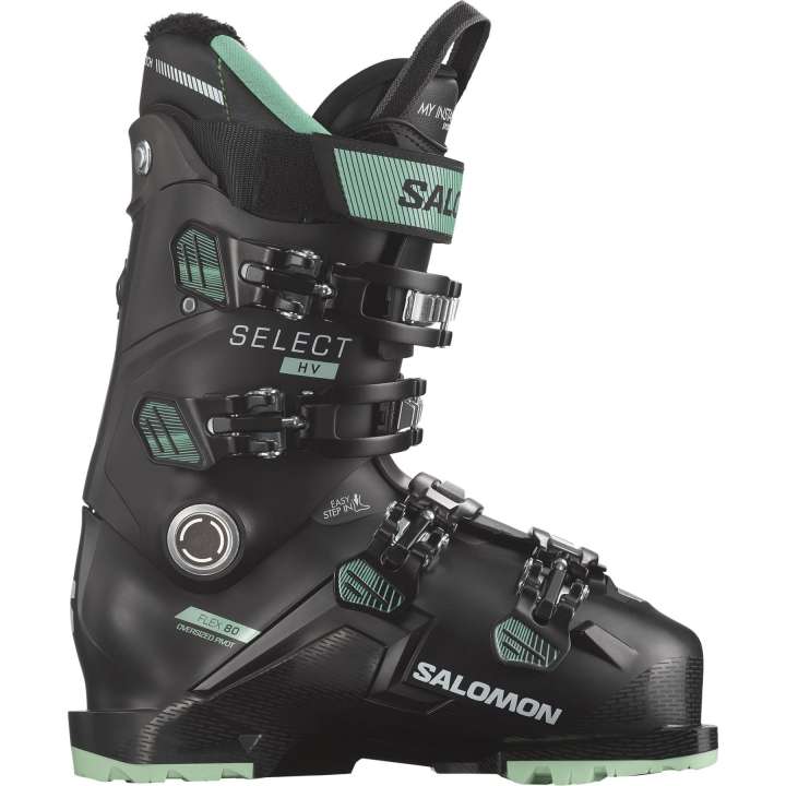 Priser på Salomon Select HV 80 W GW, skistøvler, dame, sort/grøn/hvid