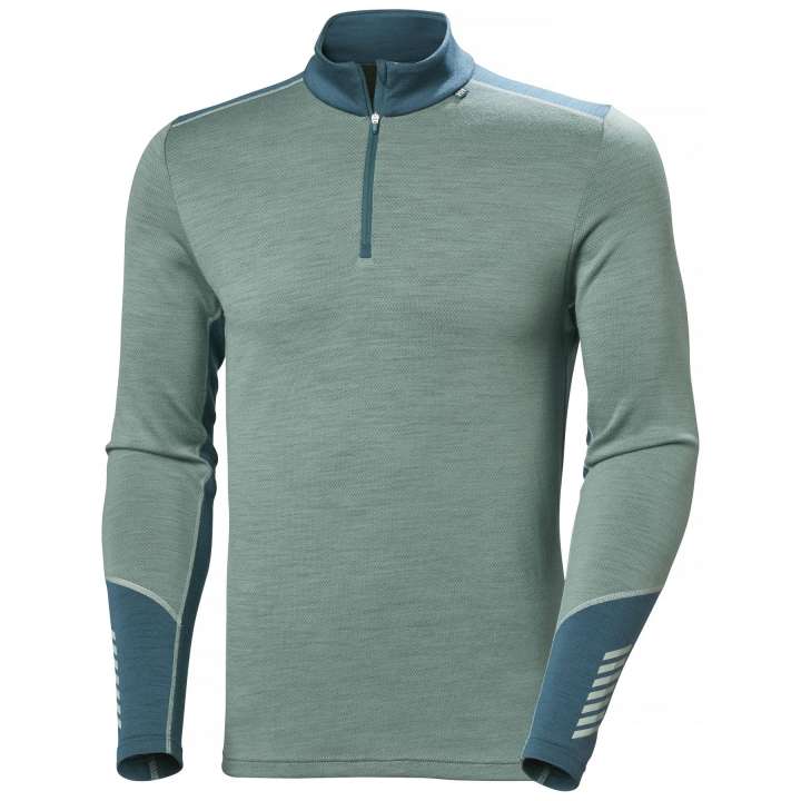 Priser på Helly Hansen Lifa Merino Midweight 1/2 Zip, herre, cactus