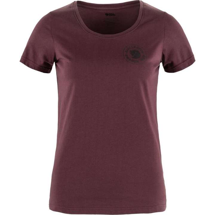 Priser på Fjällräven Womens 1960 Logo T-shirt (Rød (PORT/357) Small)