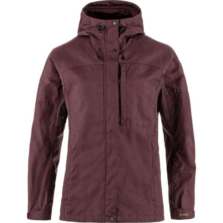 Priser på Fjällräven Womens Kaipak Jacket (Rød (PORT/357) X-small)