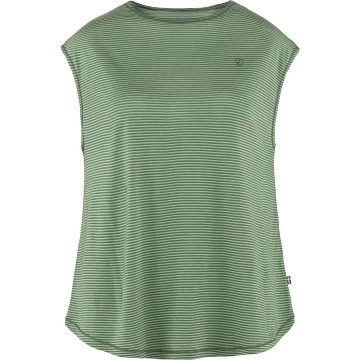 Priser på Fjällräven Womens High Coast Cool T-shirt (Grøn (PATINA GREEN/614) X-small)