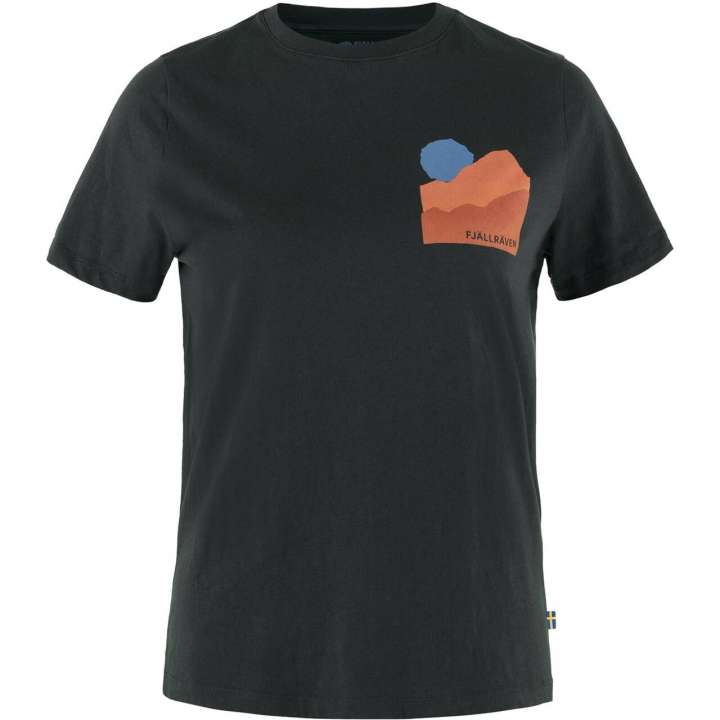 Priser på Fjällräven Womens Nature T-shirt (Sort (BLACK/550) X-small)