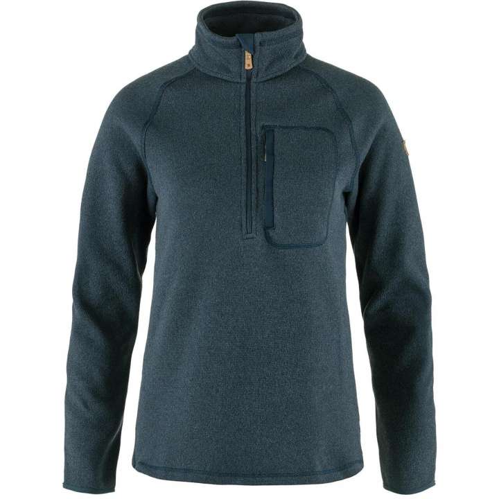 Priser på Fjällräven Womens Övik Fleece Half Zip (Blå (NAVY/560) Small)