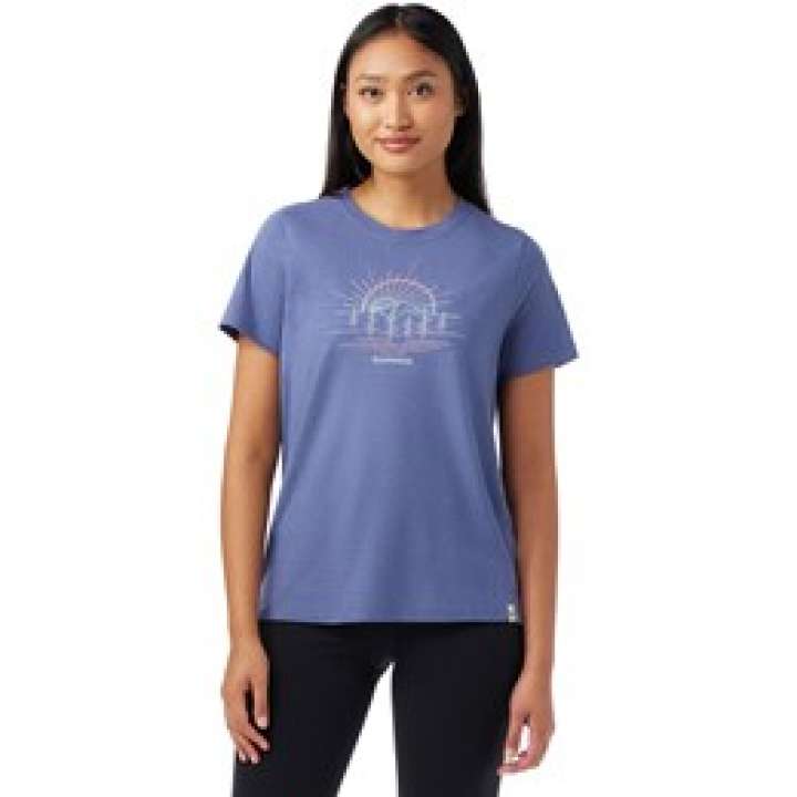 Priser på SmartWool Mountain Sol Short Sleeve Graphic Tee Dame