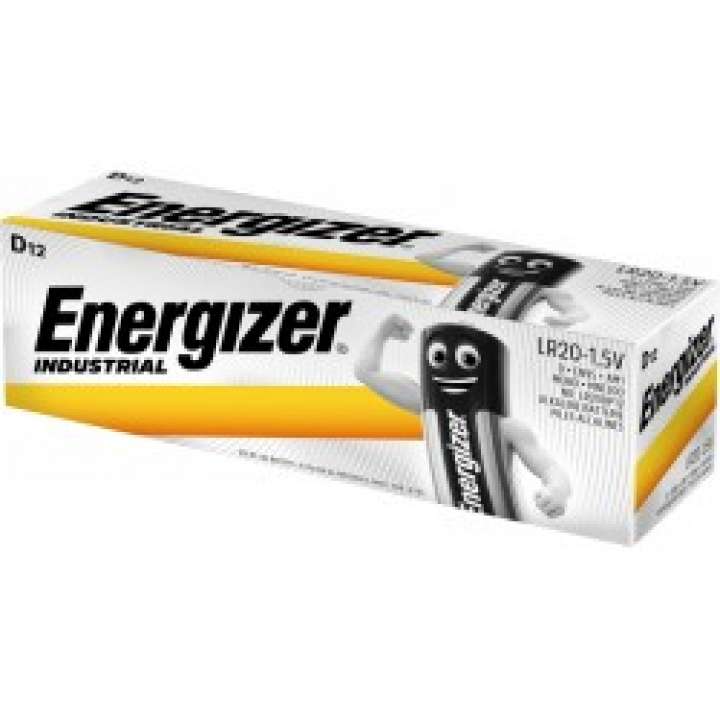 Priser på Energizer Industrial D 12 pack - Batteri